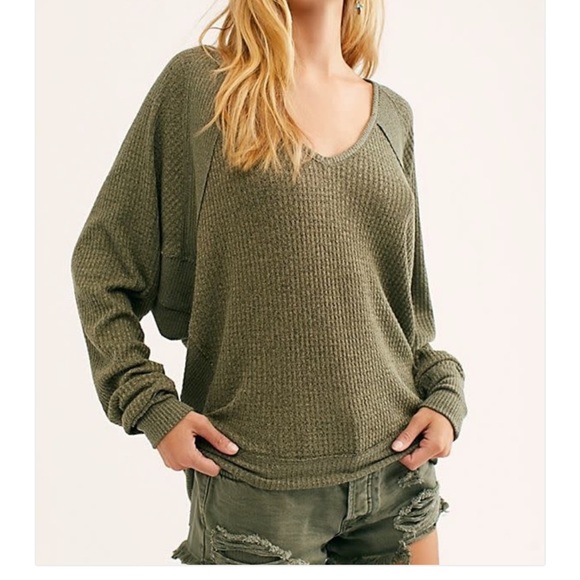 NWT Free people Santa Clara thermal - Picture 2 of 4